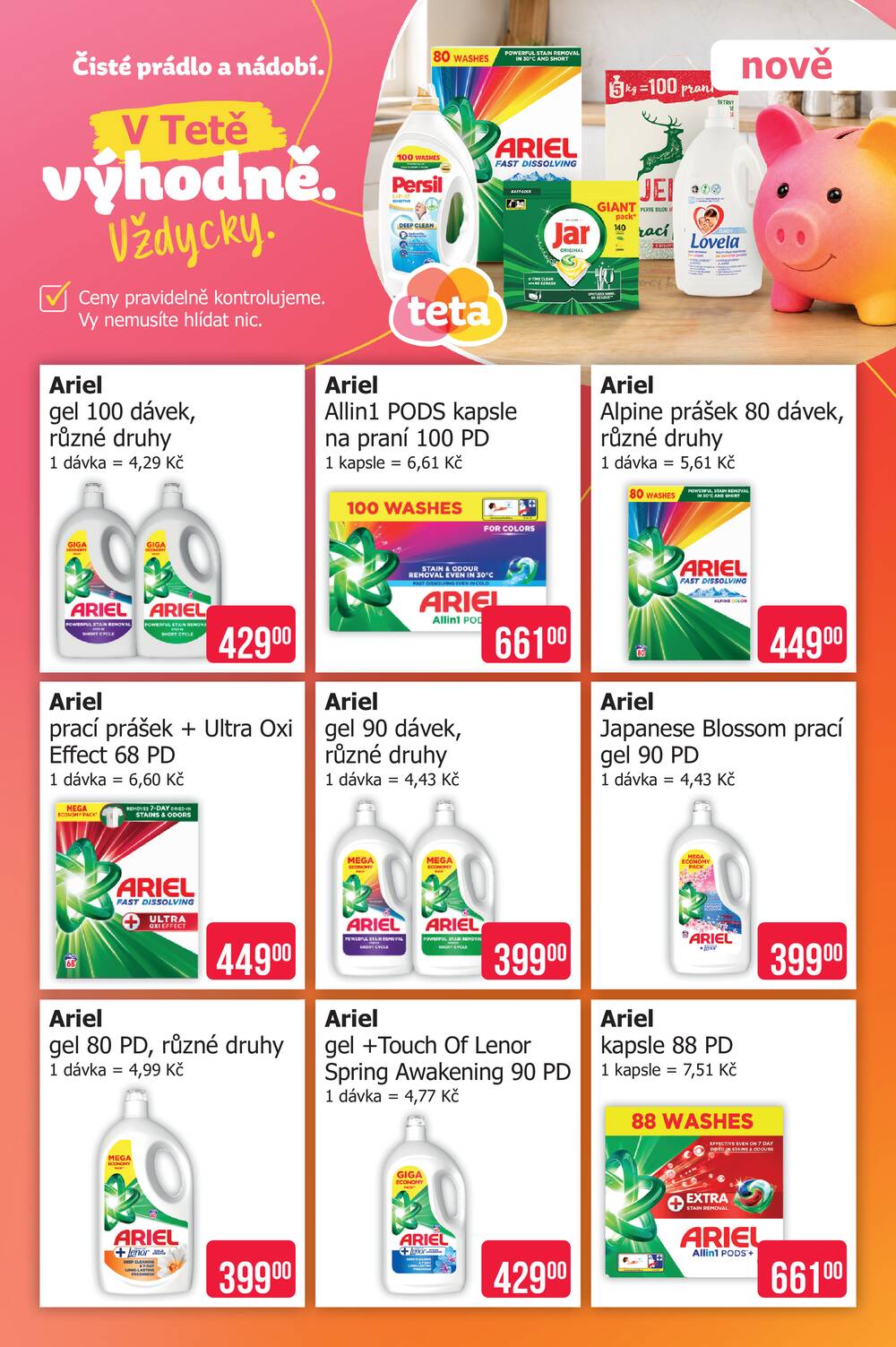 Teta drogerie  od 15.8. do 21.8.2026