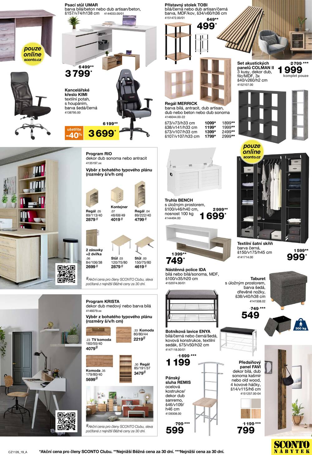 Sconto nábytek od 26.8. do 22.9.2026