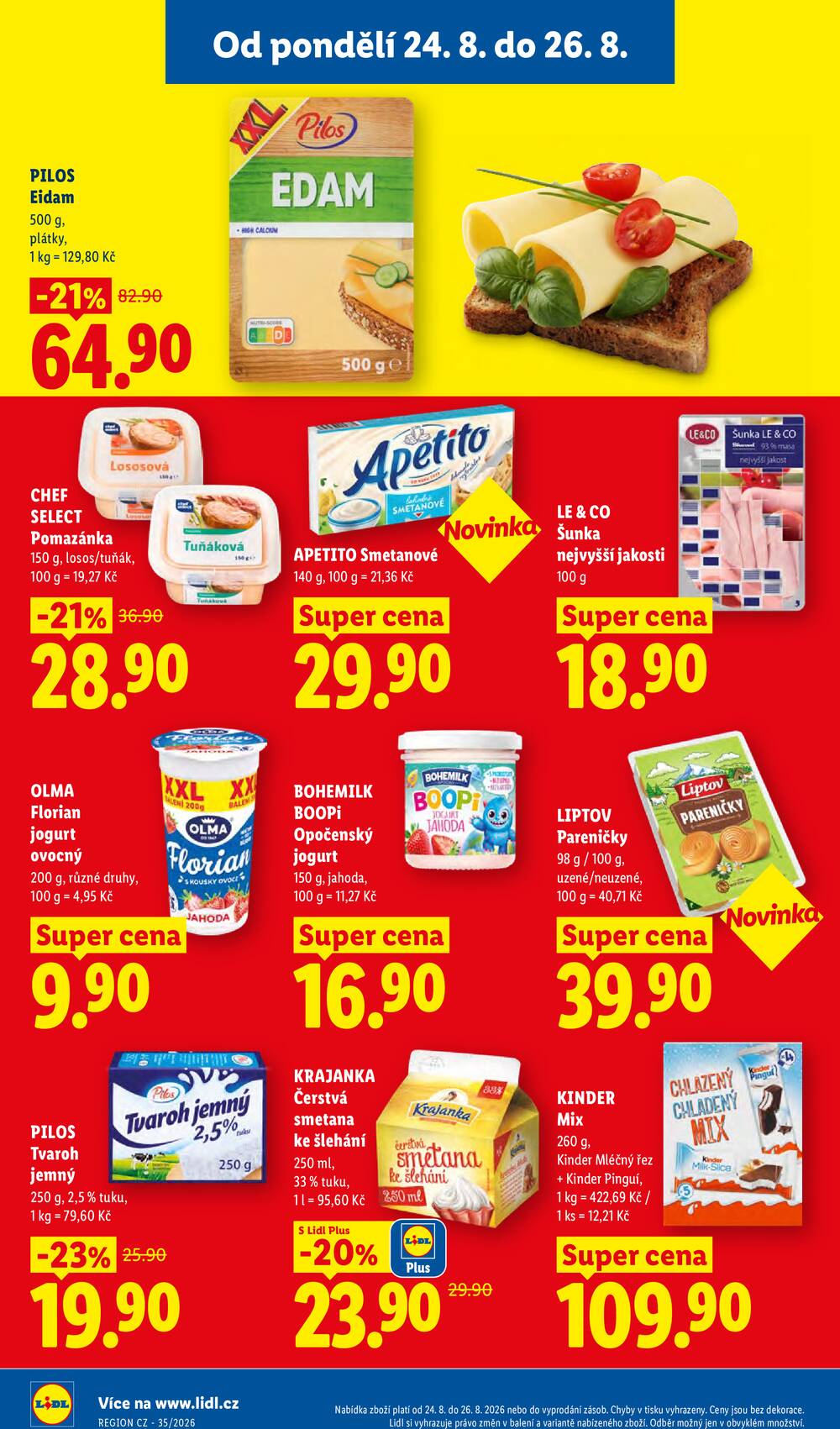 Lidl od 24.8. do 26.8.2026