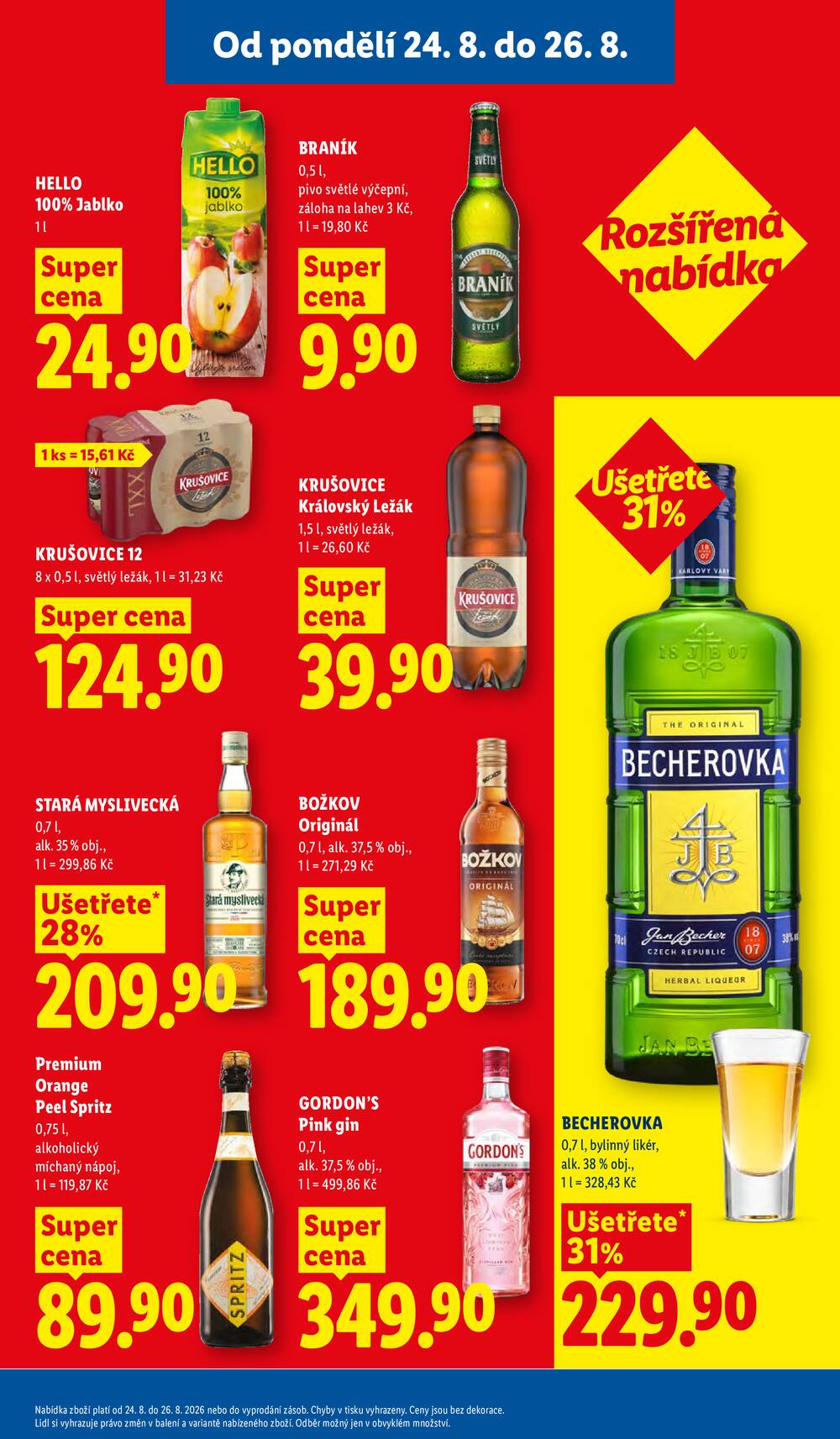 Leták Lidl - Lidl od 24.8. do 26.8.2026 - strana 32 Leták Lidl - Lidl od 24.8. do 26.8.2026 - strana 32