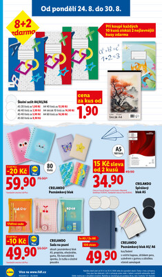Lidl od 24.8. do 26.8.2026