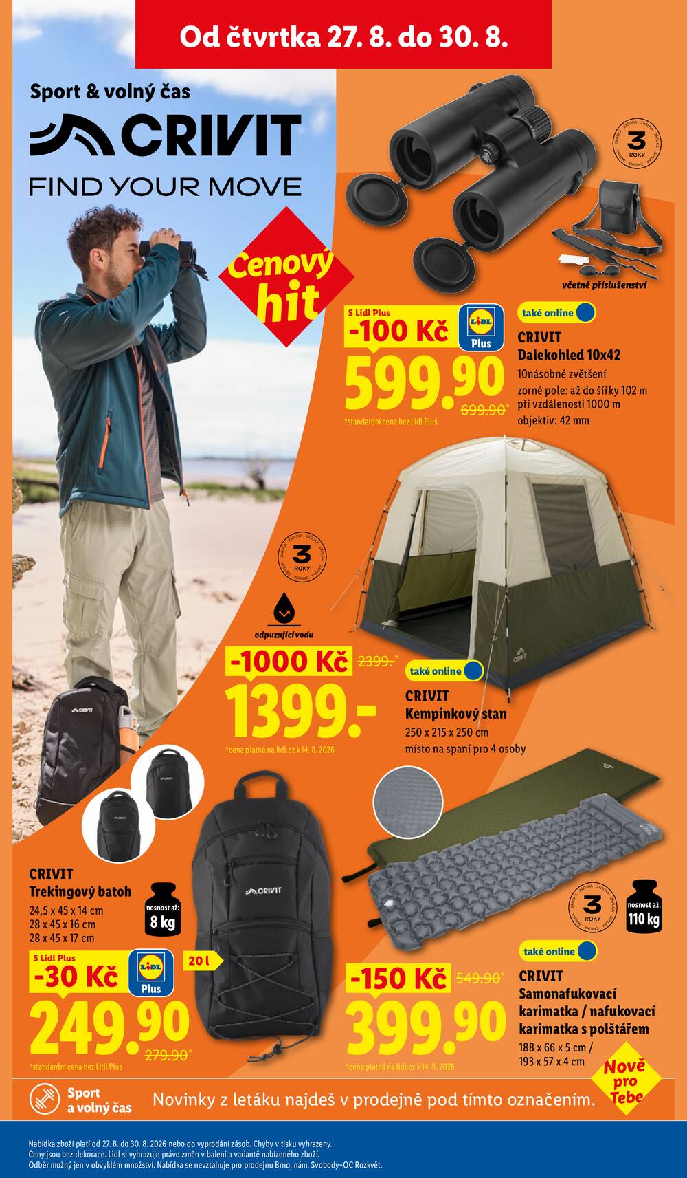Lidl Čtvrtek od 27.8. do 30.8.2026
