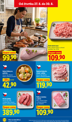 Lidl Čtvrtek od 27.8. do 30.8.2026