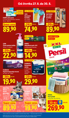 Lidl Čtvrtek od 27.8. do 30.8.2026