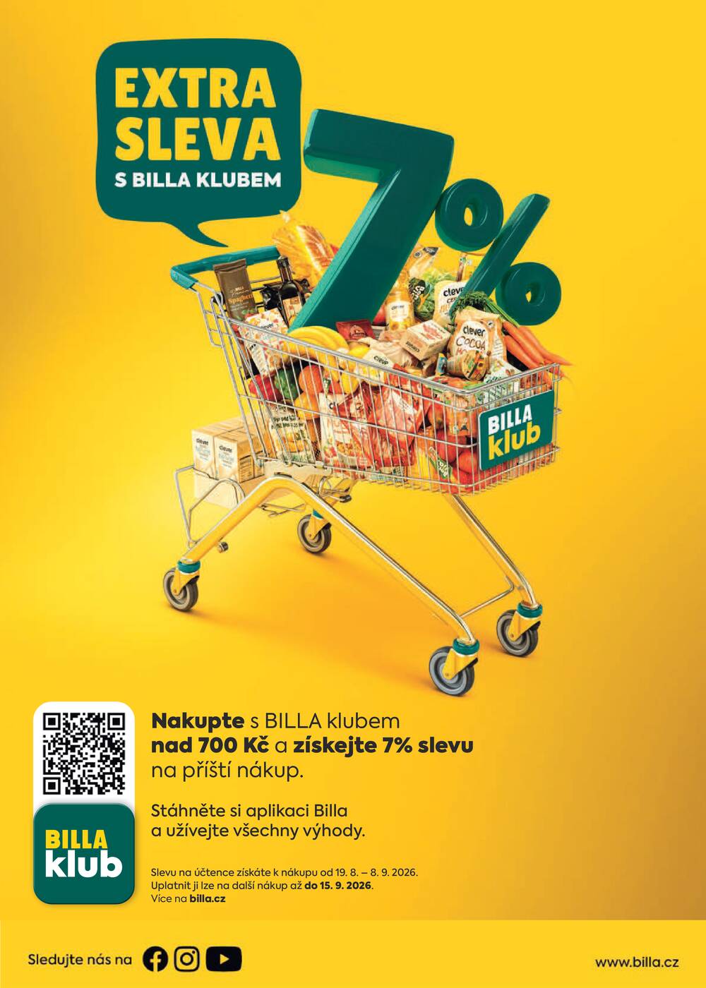 BILLA od 26.8. do 1.9.2026