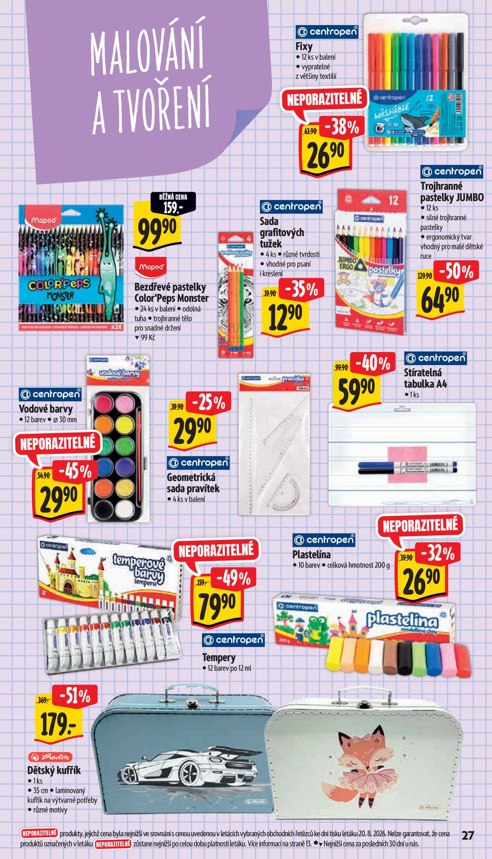 Leták Albert - Albert Supermarket od 26.8. do 1.9.2026 - strana 33 Leták Albert - Albert Supermarket od 26.8. do 1.9.2026 - strana 33