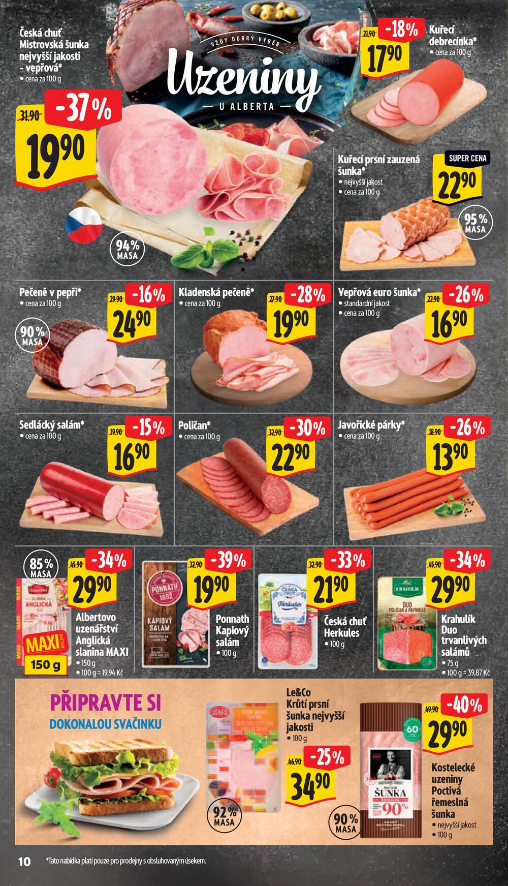 Albert Supermarket Jihomoravský od 26.8. do 1.9.2026