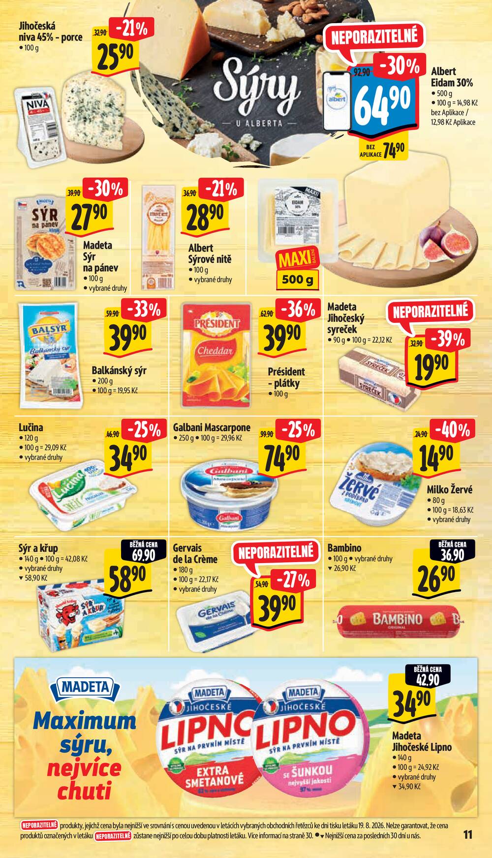Albert  Hypermarket od 26.8. do 1.9.2026