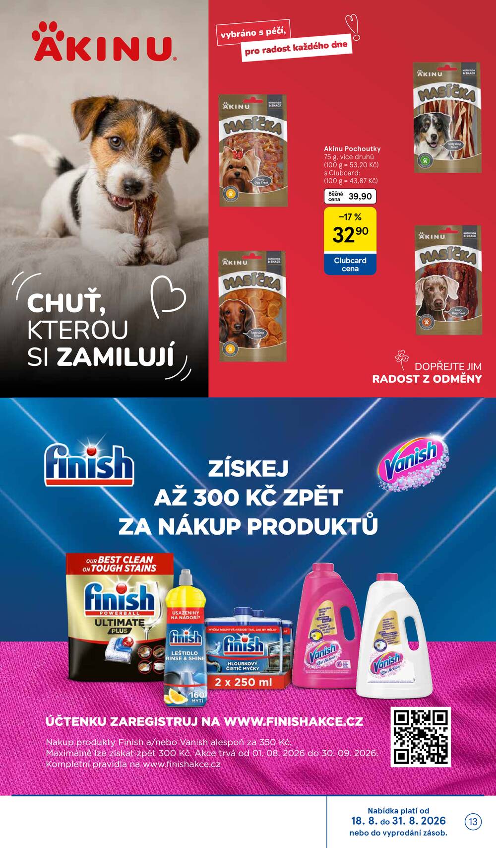 Tesco hypermarkety od 26.8. do 1.9.2026
