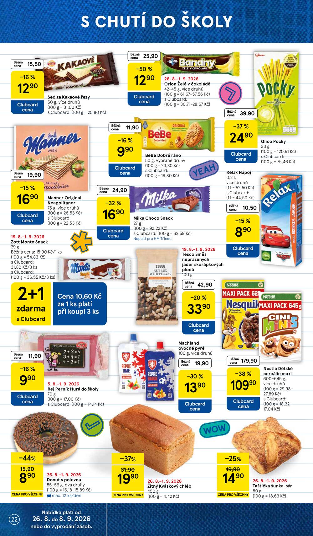 Tesco hypermarkety od 26.8. do 1.9.2026