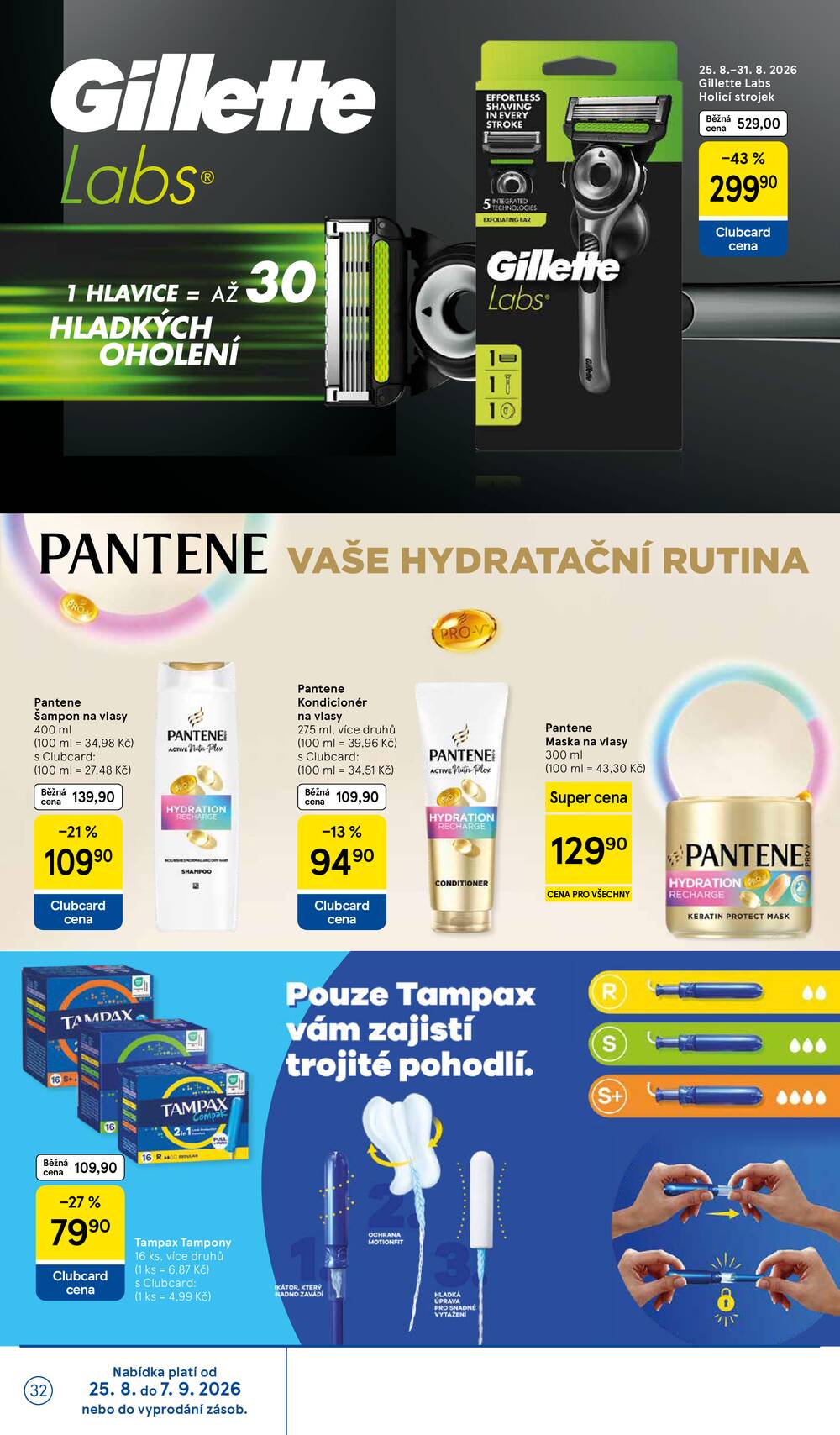 Leták Tesco - Tesco hypermarkety od 26.8. do 1.9.2026 - strana 32 Leták Tesco - Tesco hypermarkety od 26.8. do 1.9.2026 - strana 32