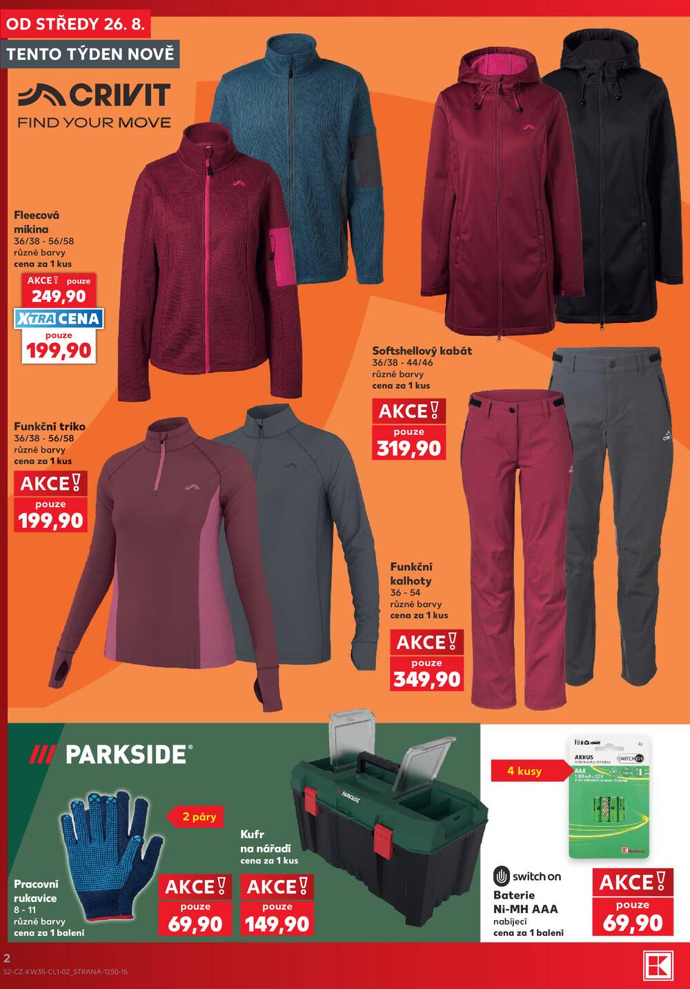 Leták Kaufland - Kaufland - Spotřební zboží - 26.8.-1.9.2026 - strana 2 Leták Kaufland - Kaufland - Spotřební zboží - 26.8.-1.9.2026 - strana 2