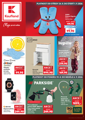 Kaufland - Kaufland - Spotřební zboží -  26.8.-1.9.2026