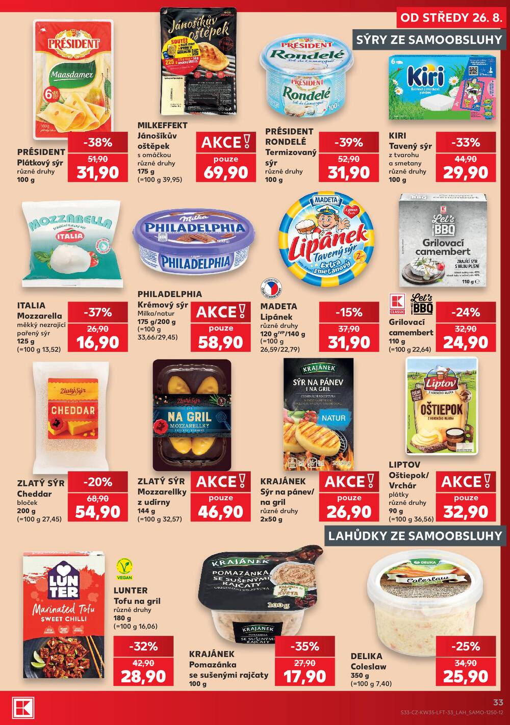 Kaufland 26.8. - 1.9. - Kaufland - Prachatice