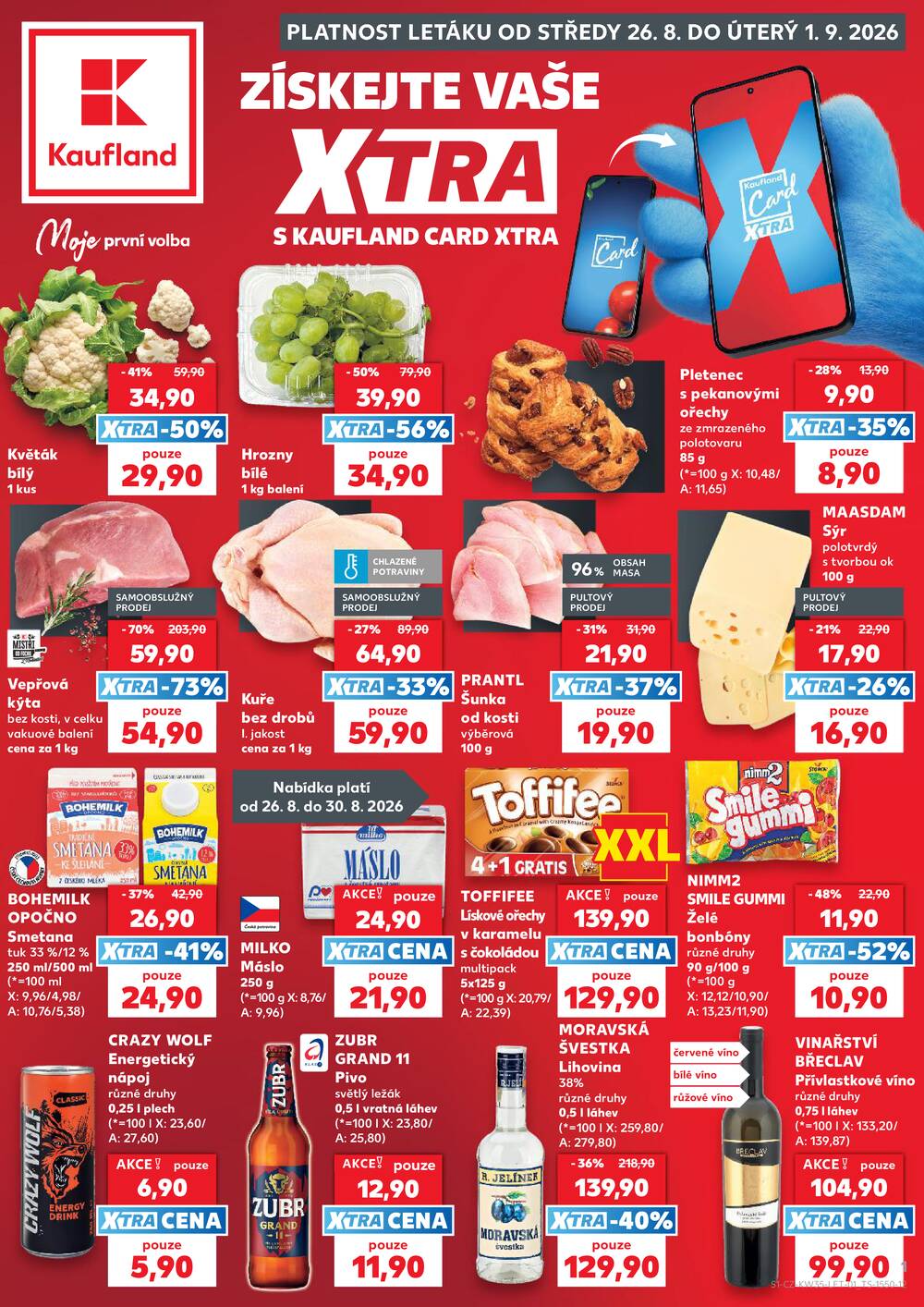 Leták Kaufland - Kaufland 26.8. - 1.9. - Kaufland - Praha 3 (Jarov) - strana 1 Leták Kaufland - Kaufland 26.8. - 1.9. - Kaufland - Praha 3 (Jarov) - strana 1