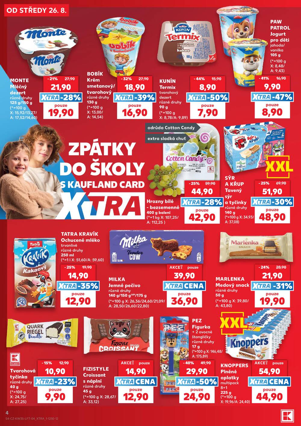 Leták Kaufland - Kaufland 26.8. - 1.9. - Kaufland - Praha 12 (Modřany) - strana 4