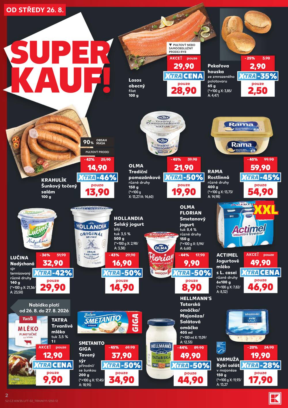 Kaufland 26.8. - 1.9. - Kaufland - Veselí nad Lužnicí - Budějovická