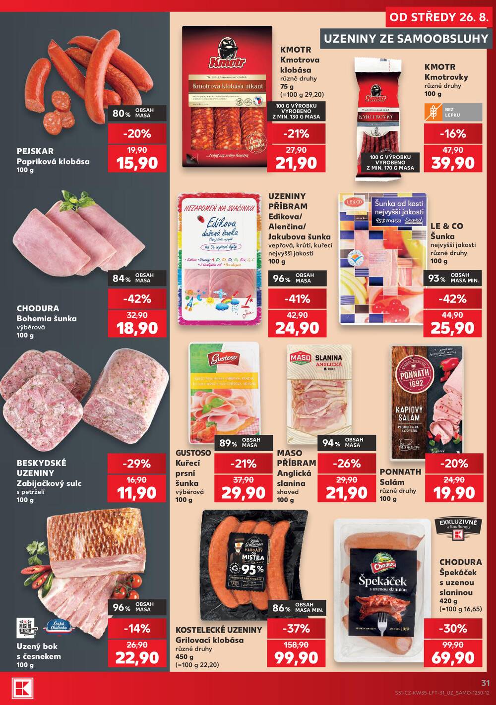 Kaufland 26.8. - 1.9. - Kaufland - Třebíč Horka-Domky