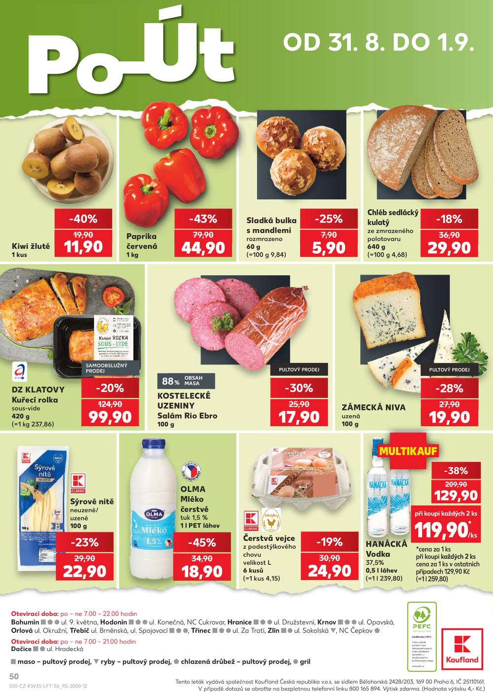 Kaufland 26.8. - 1.9. - Kaufland - Zlín ( OC Čepkov)