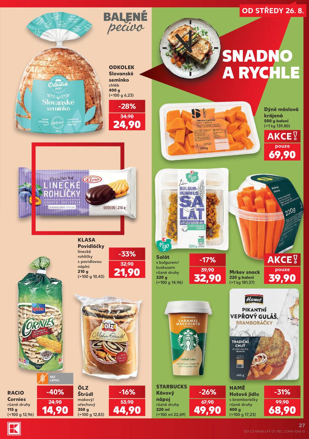 Kaufland 26.8. - 1.9. - Kaufland Humpolec