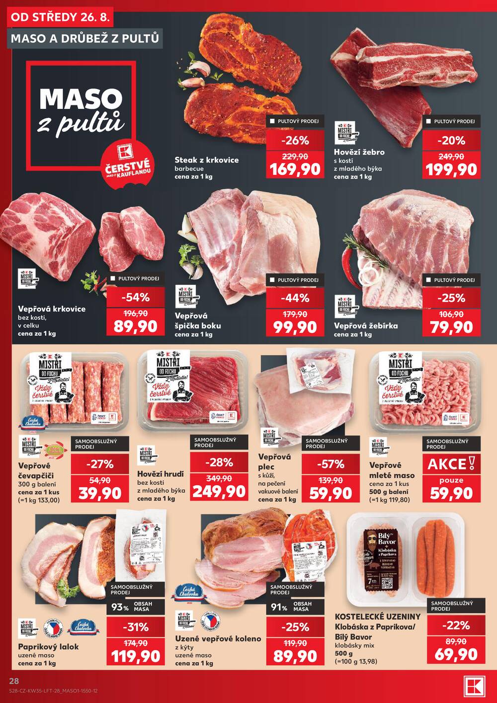 Kaufland 26.8. - 1.9. - Kaufland - Praha 8 (Malý Klín)