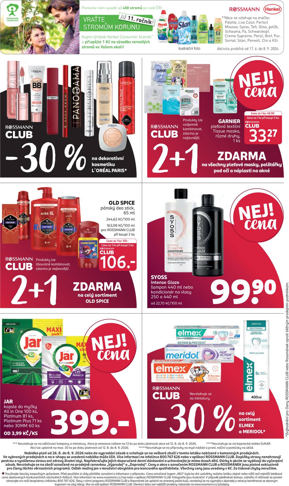 Rossmann od 26.8. do 8.9.2026