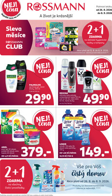 Rossmann od 26.8. do 8.9.2026