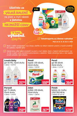 Teta drogerie - Teta drogerie Vždy výhodně od 22.8. do 28.8.2026
