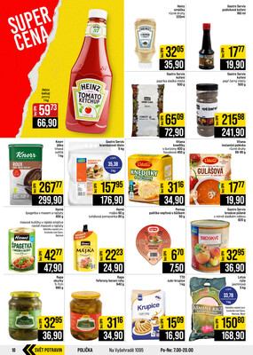JIP Cash & Carry České Budějovice, Most, Náchod, Polička, Sušice a Svoboda nad Úpou od 26.8. do 1.9.2026