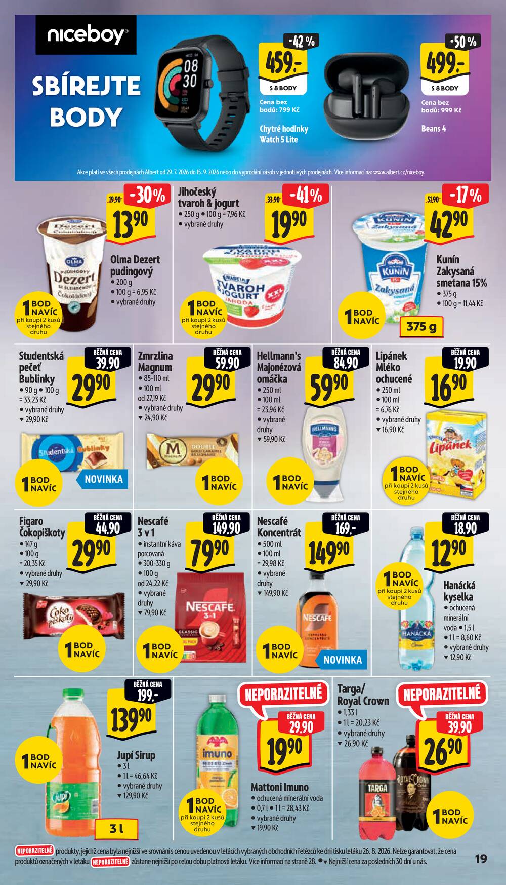 Albert  Hypermarket od 2.9. do 8.9.2026
