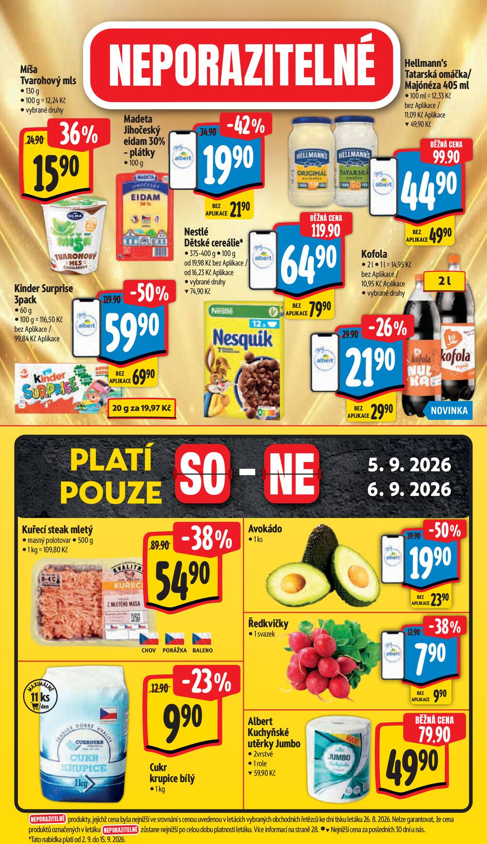Albert  Hypermarket od 2.9. do 8.9.2026
