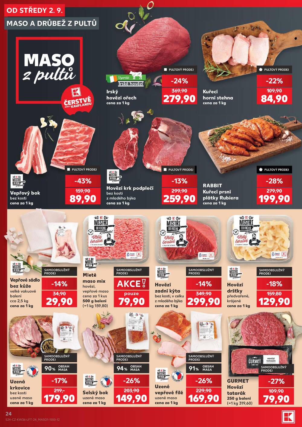 Leták Kaufland - Kaufland 2.9. - 8.9. - Kaufland Praha Čestlice - strana 24 Leták Kaufland - Kaufland 2.9. - 8.9. - Kaufland Praha Čestlice - strana 24