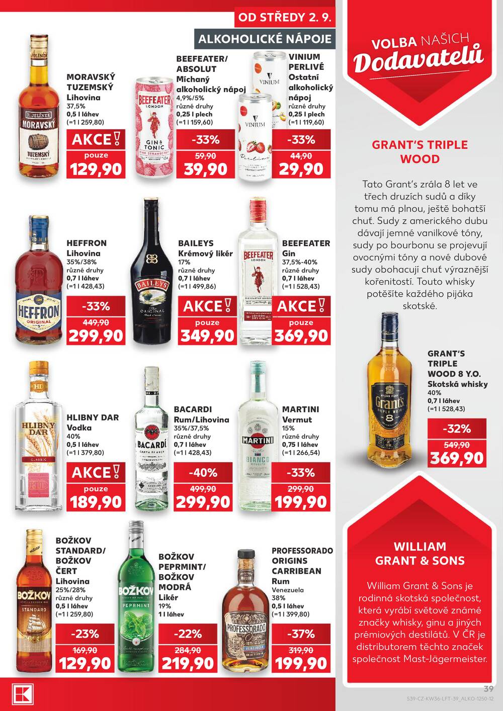 Kaufland 2.9. - 8.9. - Kaufland - Praha 12 (Modřany)