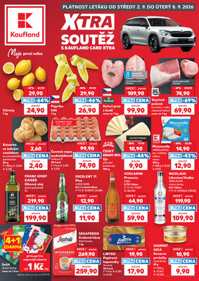 Kaufland - Kaufland 2.9. - 8.9. - Kaufland - Teplice