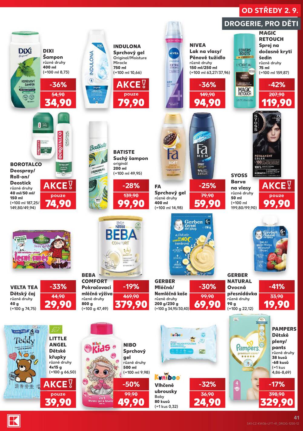 Kaufland 2.9. - 8.9. - Kaufland Turnov Sobotecká