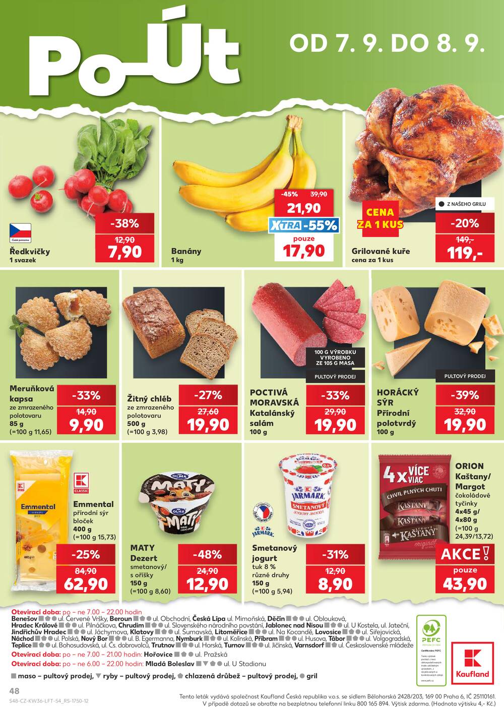 Kaufland 2.9. - 8.9. - Kaufland Turnov Sobotecká