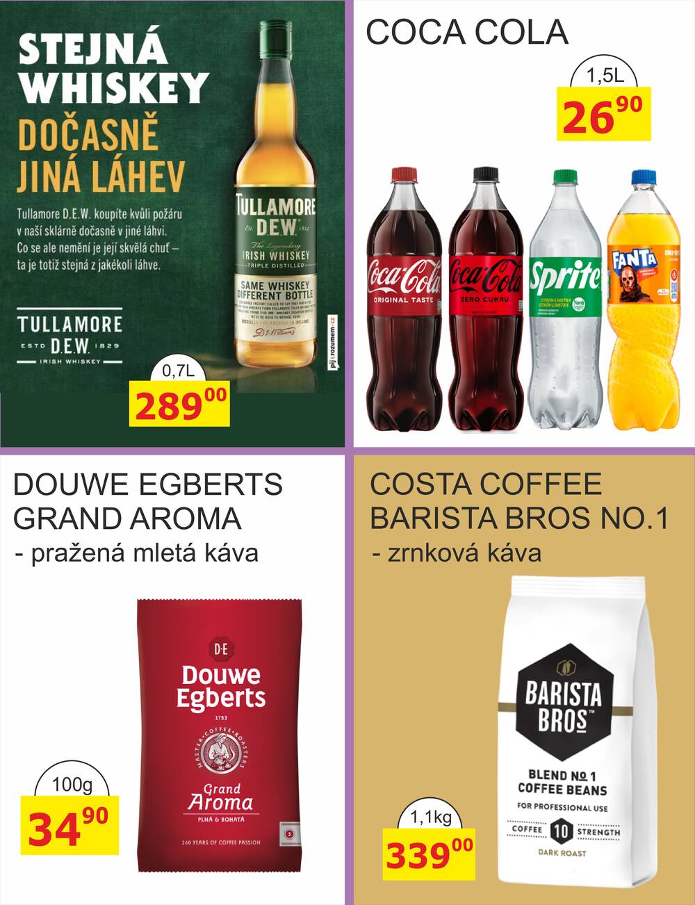 BENE Nápoje od 1.9. do 30.9.2026