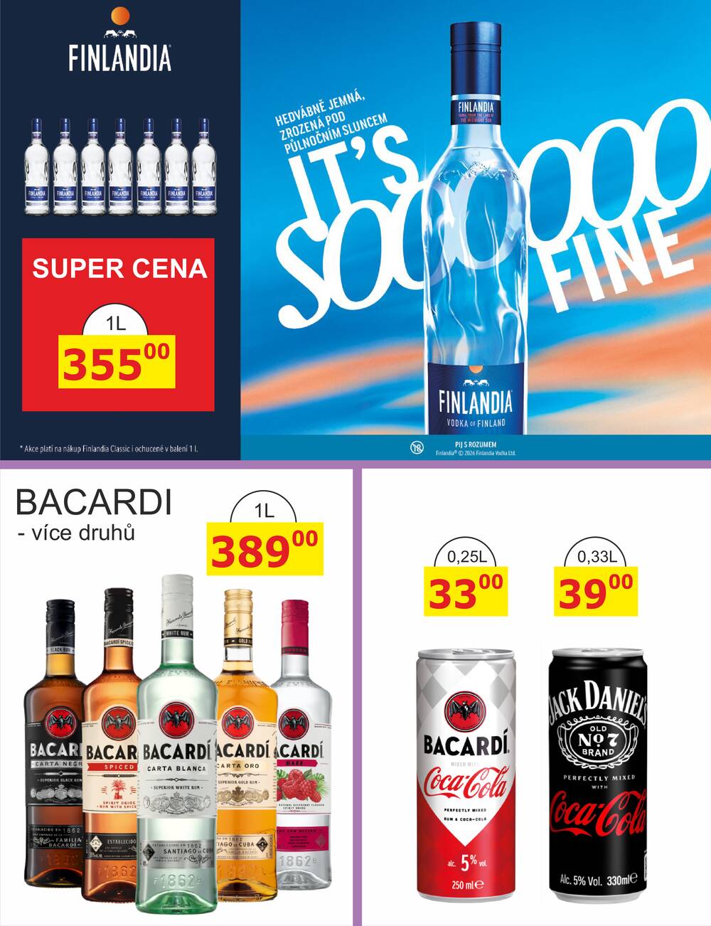 BENE Nápoje od 1.9. do 30.9.2026