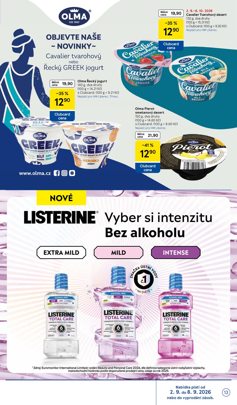 Tesco hypermarkety od 2.9. do 8.9.2026