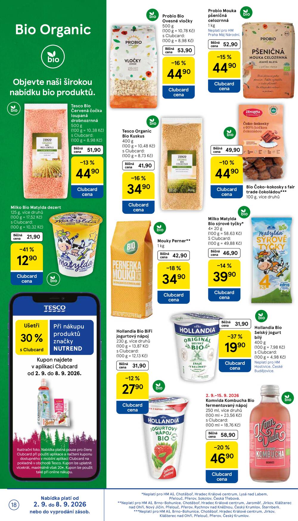 Tesco hypermarkety od 2.9. do 8.9.2026