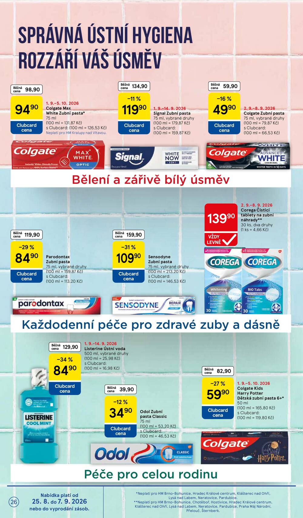 Tesco hypermarkety od 2.9. do 8.9.2026