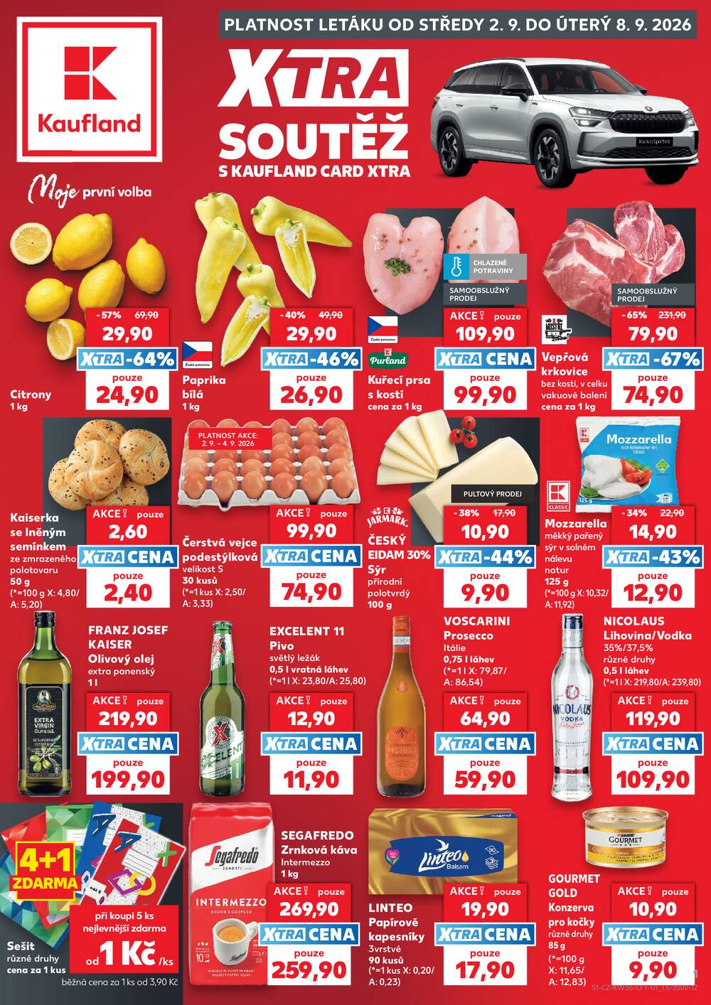 Leták Kaufland - Kaufland 2.9. - 8.9. - Kaufland - Dačice - Hradecká - strana 1 Leták Kaufland - Kaufland 2.9. - 8.9. - Kaufland - Dačice - Hradecká - strana 1