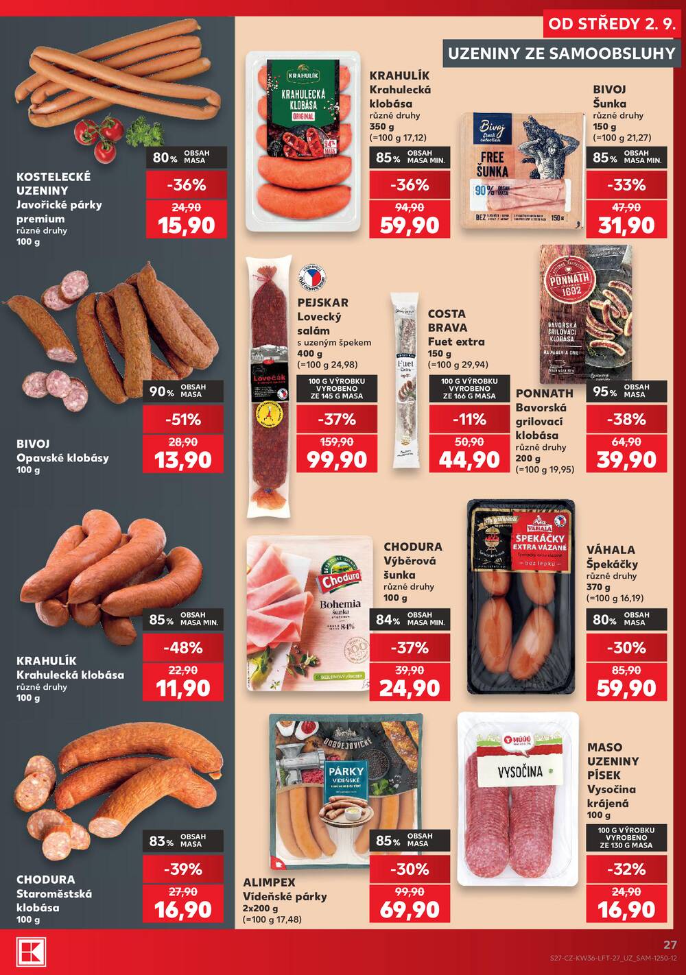 Kaufland 2.9. - 8.9. - Kaufland - Uherský Brod