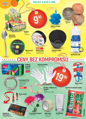 Akční leták Globus 2.9. - 29.9.2026 - Globus Praha - Centrum Černý Most