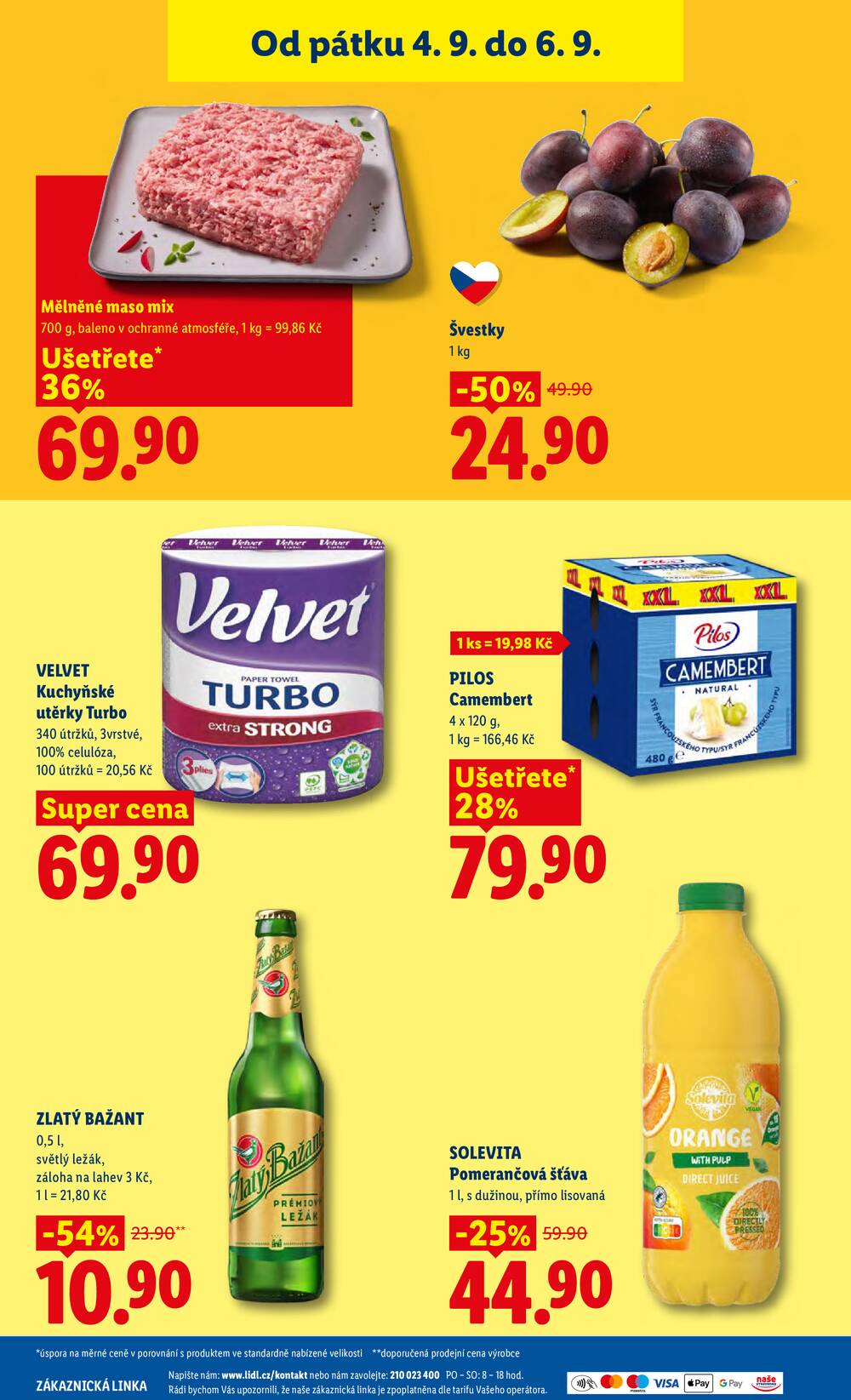 Lidl Čtvrtek od 3.9. do 6.9.2026