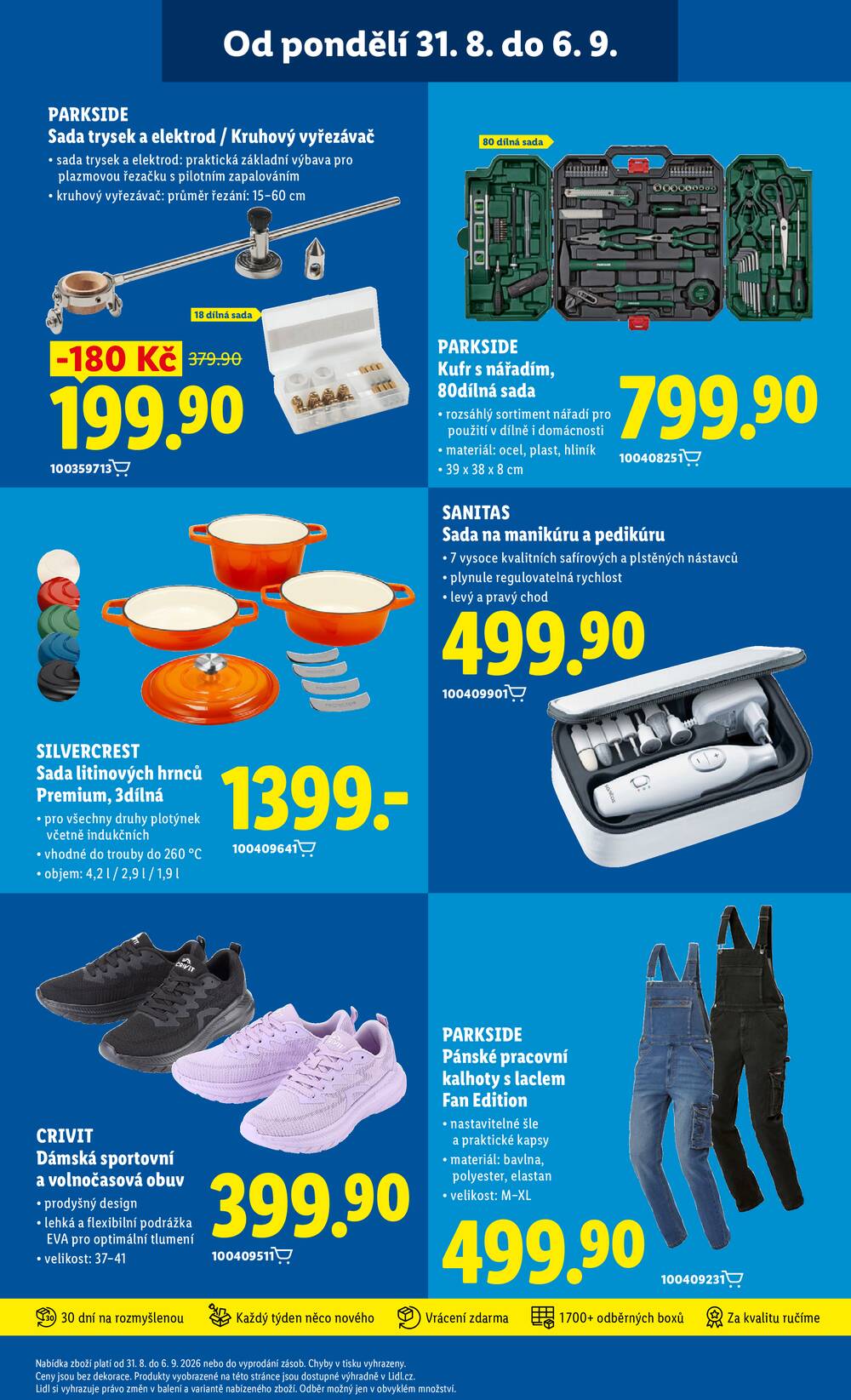 Lidl Čtvrtek od 3.9. do 6.9.2026