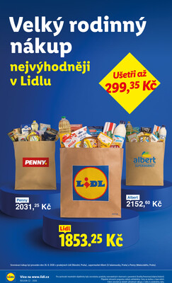 Lidl Čtvrtek od 3.9. do 6.9.2026
