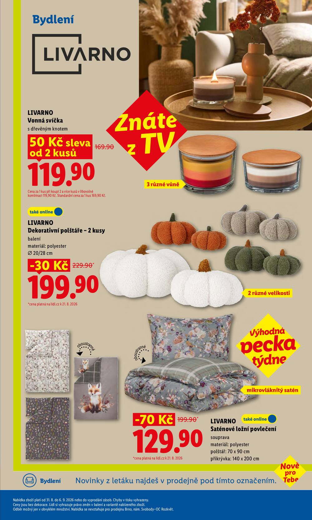 Leták Lidl - Lidl Spotřební zboží 31.8. - 6.9. - strana 3 Leták Lidl - Lidl Spotřební zboží 31.8. - 6.9. - strana 3