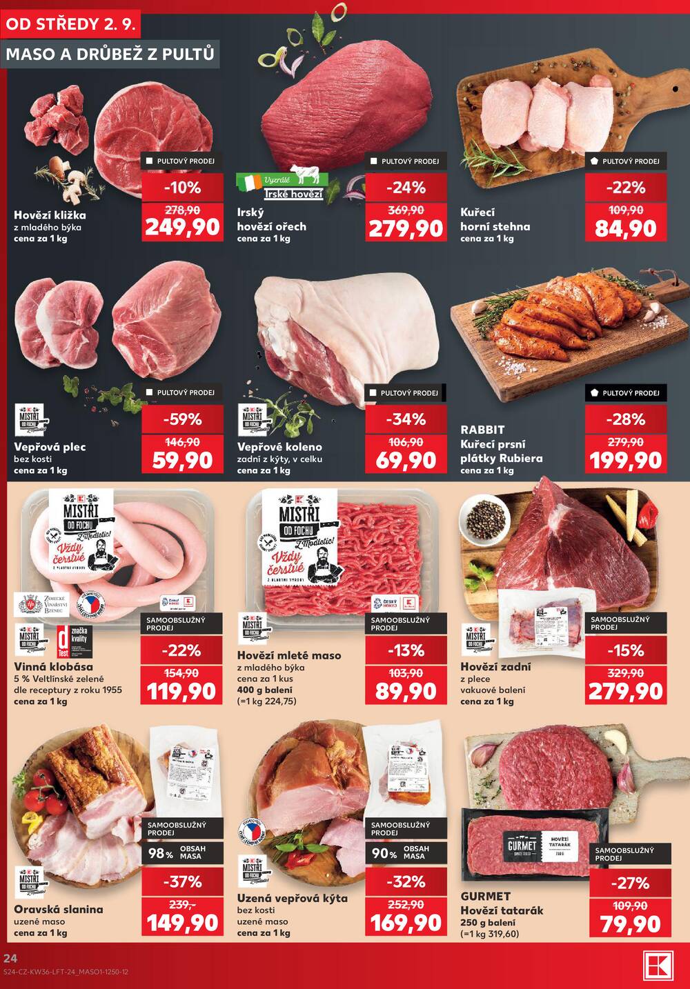 Leták Kaufland - Kaufland 2.9. - 8.9. - Kaufland - Jeseník 1 - strana 24 Leták Kaufland - Kaufland 2.9. - 8.9. - Kaufland - Jeseník 1 - strana 24