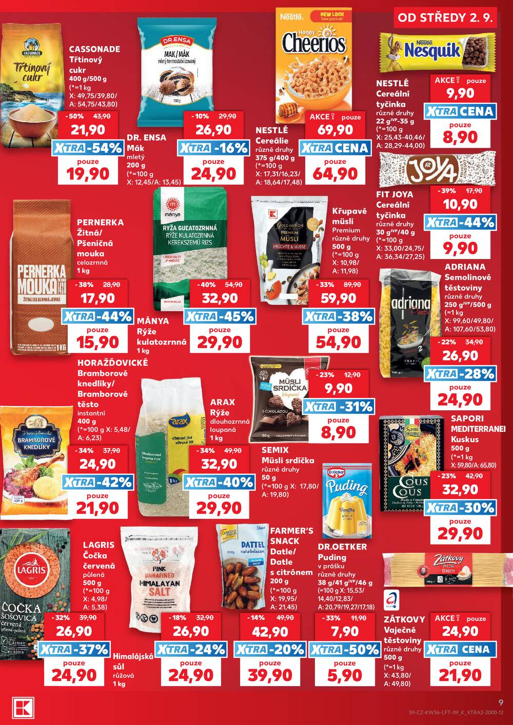 Leták Kaufland - Kaufland 2.9. - 8.9. - Kaufland - Zlín - Vršava - strana 9
